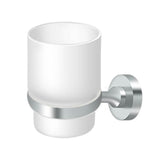 Deltana - Frosted Glass Tumbler Set, BBN Series - Polished Chrome