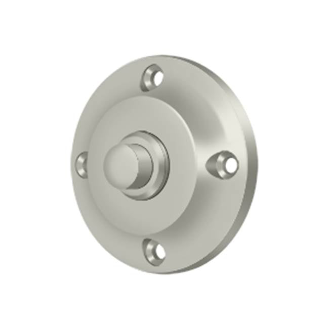 Deltana - Bell Button, Round Contemporary - Brushed Nickel