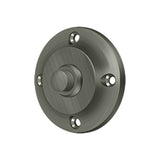 Deltana - Bell Button, Round Contemporary - Antique Nickel
