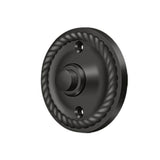 Deltana - Bell Button, Round with Rope - Oil-rubbed Bronze