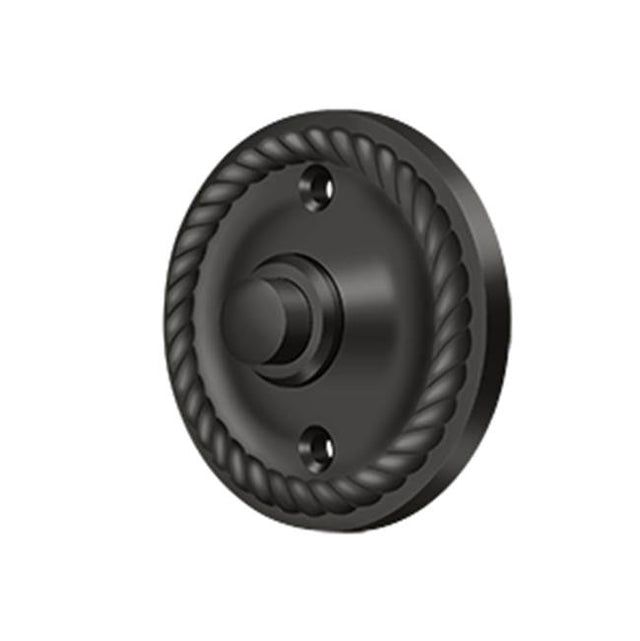 Deltana - Bell Button, Round with Rope - Oil-rubbed Bronze