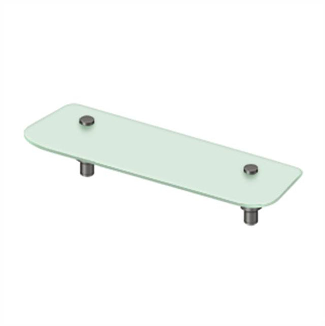 Deltana - 15-3/4'' Frosted Glass Shelf BBS Series - Oil-rubbed Bronze
