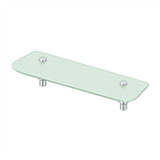Deltana - 15-3/4'' Frosted Glass Shelf BBS Series - Polished Chrome