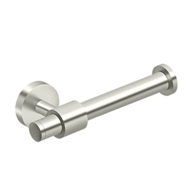 Deltana - Toilet Paper Holder Single Post ''L'' BBS Series - Polished Nickel