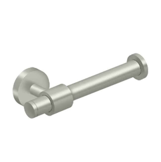 Deltana - Toilet Paper Holder Single Post ''L'' BBS Series - Brushed Nickel