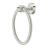 Deltana - 6-1/2'' Towel Ring BBS Series - Polished Nickel