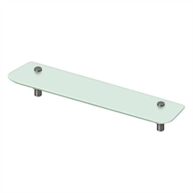 Deltana - 27-5/8'' Frosted Glass Shelf BBS Series - Oil-rubbed Bronze