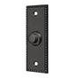 Deltana - Bell Button, Rectangular with Rope Pattern - Oil-rubbed Bronze