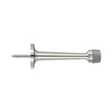 Deltana - 3-1/4'' Baseboard Door Bumper, Solid Brass - Polished Nickel