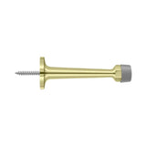 Deltana - 3-1/4'' Baseboard Door Bumper, Solid Brass - Unlacquered Brass