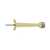 Deltana - 3-1/4'' Baseboard Door Bumper, Solid Brass - Polished Brass