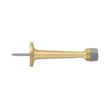 Deltana - 3-1/4'' Baseboard Door Bumper, Solid Brass - Brushed Brass