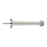 Deltana - 4'' Baseboard Door Bumper, Solid Brass - Polished Nickel