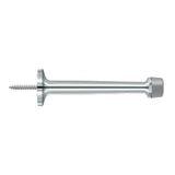 Deltana - 4'' Baseboard Door Bumper, Solid Brass - Polished Chrome