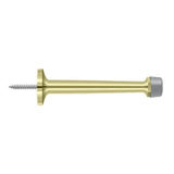 Deltana - 4'' Baseboard Door Bumper, Solid Brass - Unlacquered Brass