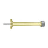 Deltana - 4'' Baseboard Door Bumper, Solid Brass - Polished Brass
