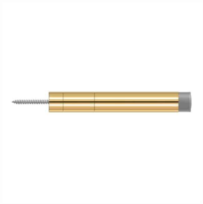 Deltana - Extension Baseboard Door Bumper, Solid Brass - PVD Polished Brass