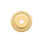 Deltana - Base Plate for Knobs, 1'' Diam. - PVD Polished Brass