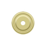 Deltana - Base Plate for Knobs, 1'' Diam. - Polished Brass