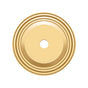 Deltana - Base Plate for Knobs, 1-1/2'' Diam. - PVD Polished Brass