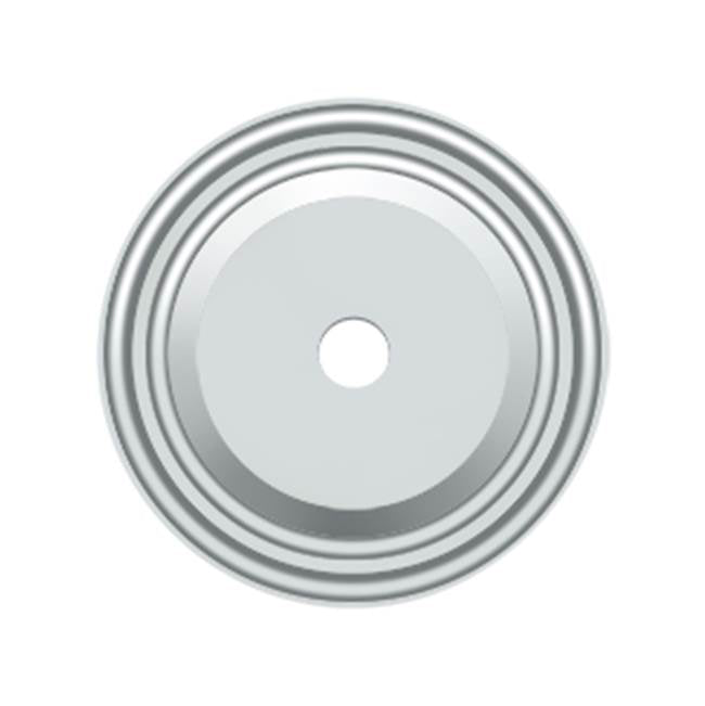 Deltana - Base Plate for Knobs, 1-1/2'' Diam. - Polished Chrome