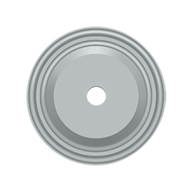 Deltana - Base Plate for Knobs, 1-1/2'' Diam. - Brushed Chrome