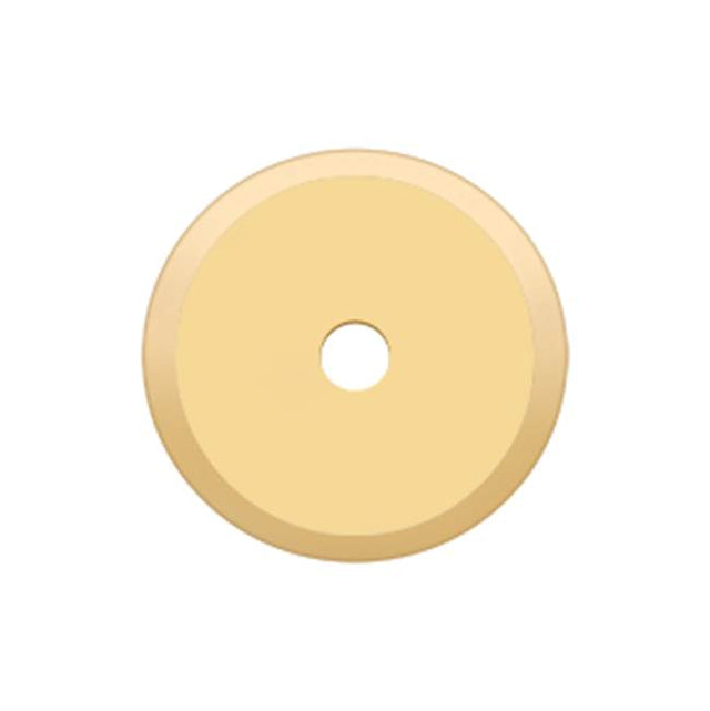 Deltana - Base Plate for Knobs, 1-1/4'' Diam. - PVD Polished Brass