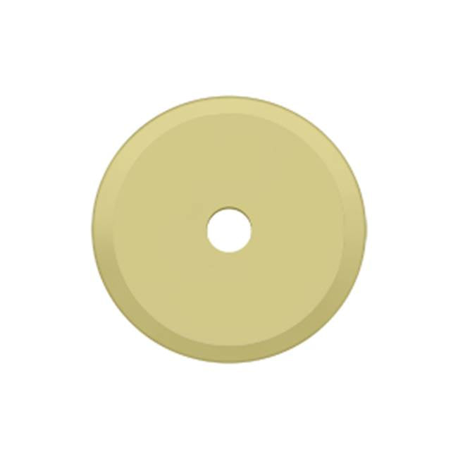 Deltana - Base Plate for Knobs, 1-1/4'' Diam. - Polished Brass
