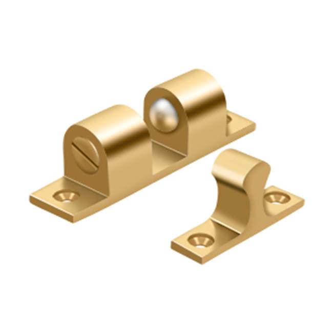 Deltana - Ball Tension Catch 3'' x 3/4'' - PVD Polished Brass