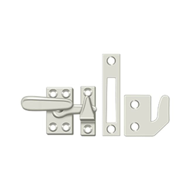 Deltana - Window Lock, Casement Fastener, Small - Polished Nickel