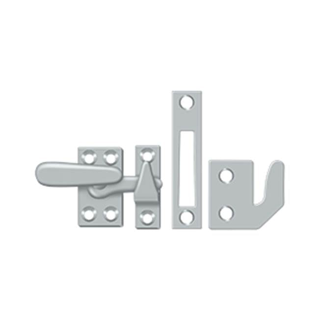Deltana - Window Lock, Casement Fastener, Small - Brushed Chrome