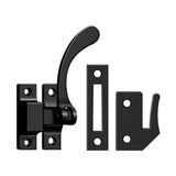 Deltana - Window Lock, Casement Fastener, Reversible, 4-1/2'' - Paint Black