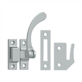 Deltana - Window Lock, Casement Fastener, Reversible, 4-1/2'' - Brushed Chrome