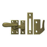 Deltana - Window Lock, Casement Fastener, Medium - Antique Brass