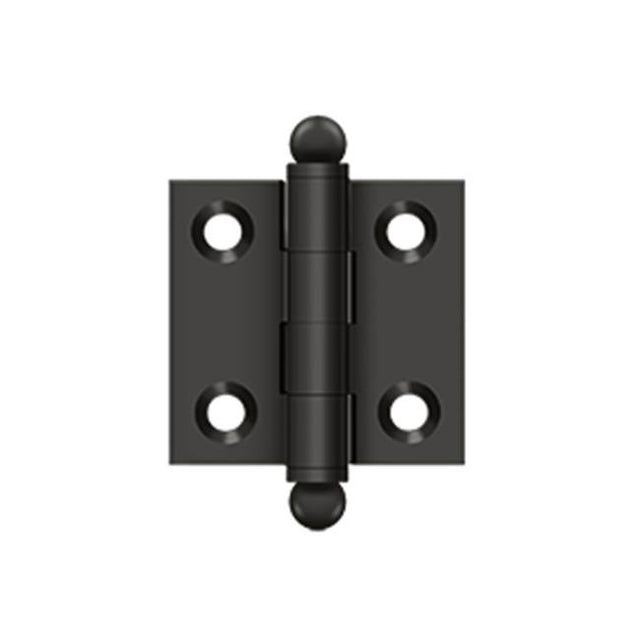 Deltana - 1-1/2'' x 1-1/2'' Hinge, w/ Ball Tips - Oil-rubbed Bronze