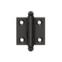 Deltana - 1-1/2'' x 1-1/2'' Hinge, w/ Ball Tips - Oil-rubbed Bronze