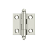 Deltana - 1-1/2'' x 1-1/2'' Hinge, w/ Ball Tips - Polished Nickel