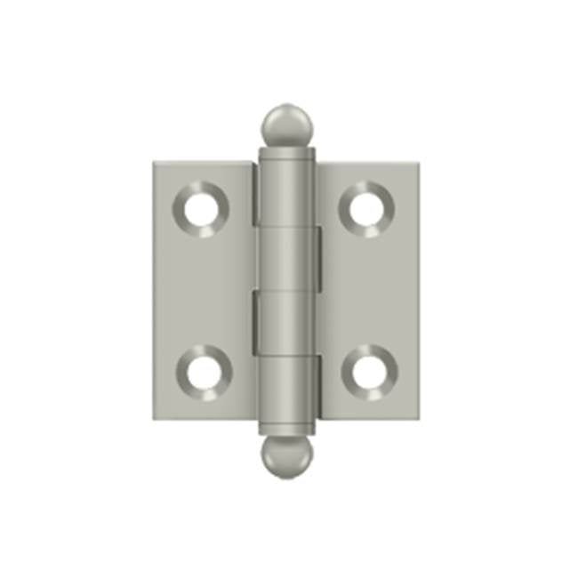 Deltana - 1-1/2'' x 1-1/2'' Hinge, w/ Ball Tips - Brushed Nickel