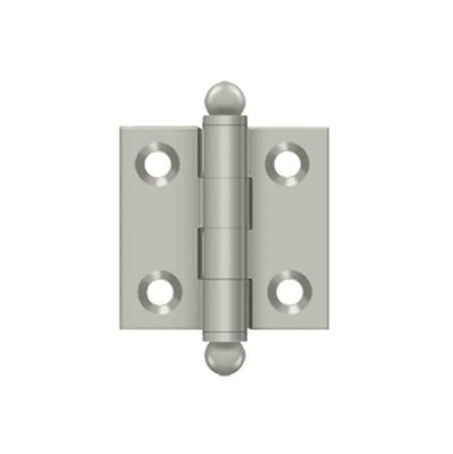 Deltana - 1-1/2'' x 1-1/2'' Hinge, w/ Ball Tips - Brushed Nickel