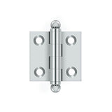 Deltana - 1-1/2'' x 1-1/2'' Hinge, w/ Ball Tips - Polished Chrome