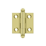 Deltana - 1-1/2'' x 1-1/2'' Hinge, w/ Ball Tips - Polished Brass