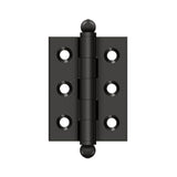 Deltana - 2'' x 1-1/2'' Hinge, w/ Ball Tips - Oil-rubbed Bronze