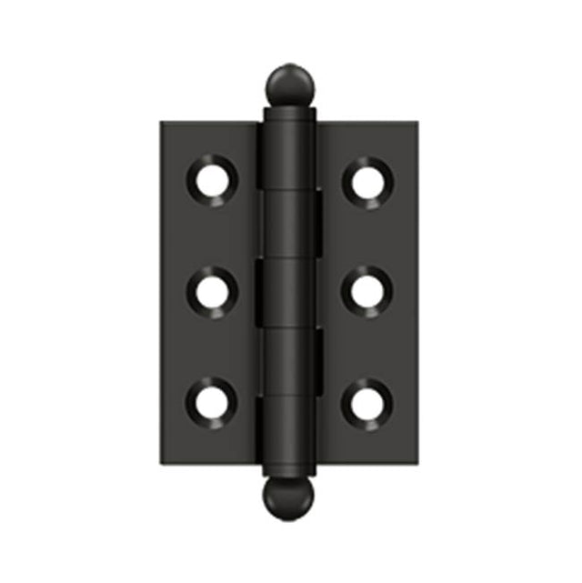 Deltana - 2'' x 1-1/2'' Hinge, w/ Ball Tips - Oil-rubbed Bronze