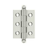 Deltana - 2'' x 1-1/2'' Hinge, w/ Ball Tips - Polished Nickel