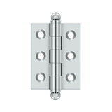 Deltana - 2'' x 1-1/2'' Hinge, w/ Ball Tips - Polished Chrome