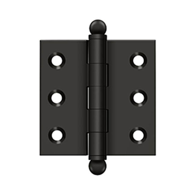 Deltana - 2'' x 2'' Hinge, w/ Ball Tips - Oil-rubbed Bronze
