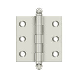 Deltana - 2'' x 2'' Hinge, w/ Ball Tips - Polished Nickel
