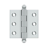 Deltana - 2'' x 2'' Hinge, w/ Ball Tips - Polished Chrome