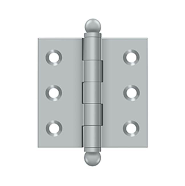 Deltana - 2'' x 2'' Hinge, w/ Ball Tips - Brushed Chrome
