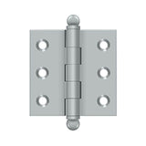 Deltana - 2'' x 2'' Hinge, w/ Ball Tips - Brushed Chrome